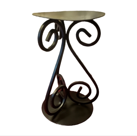Vintage Accents Vintage Candle Holder Black Wrought Iron Poshmark